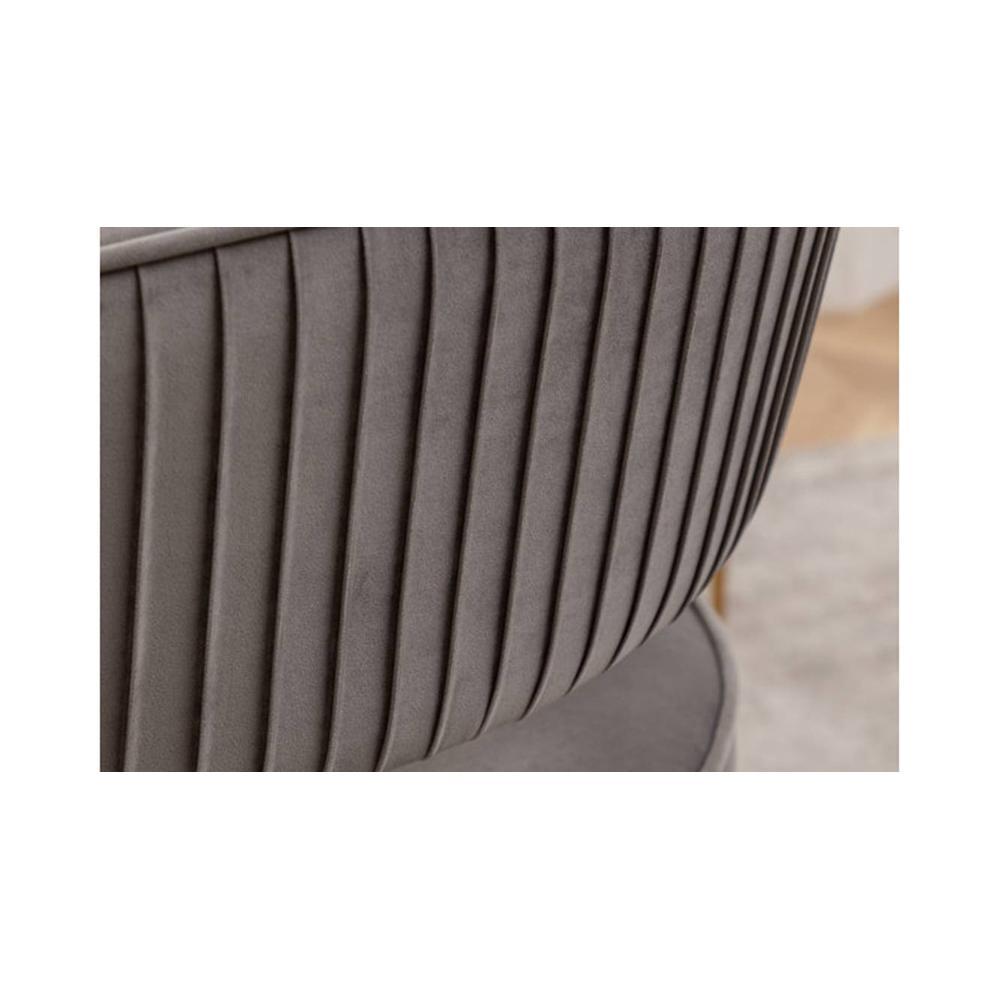 Carl Accent Chair in Grey Colour