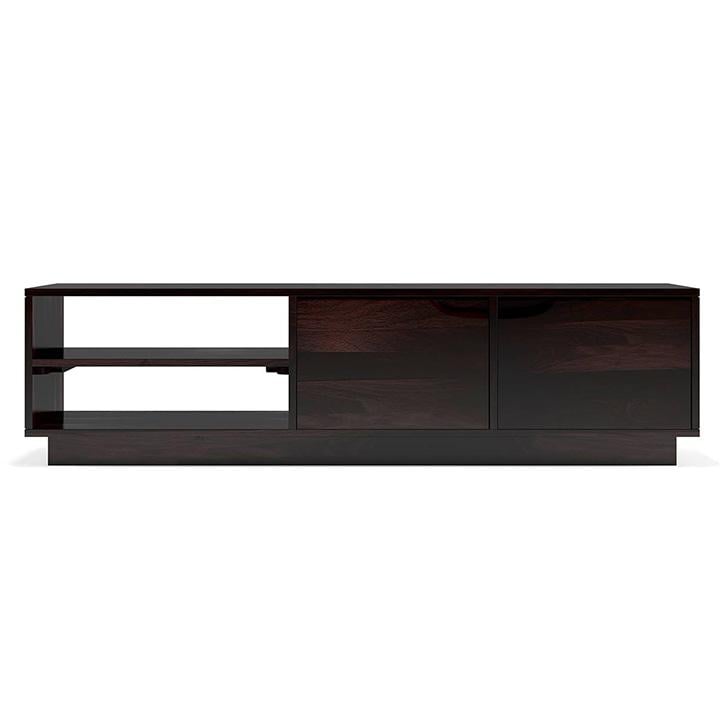 Zephyr Solid Wood TV Unit in Mahogany Finish
