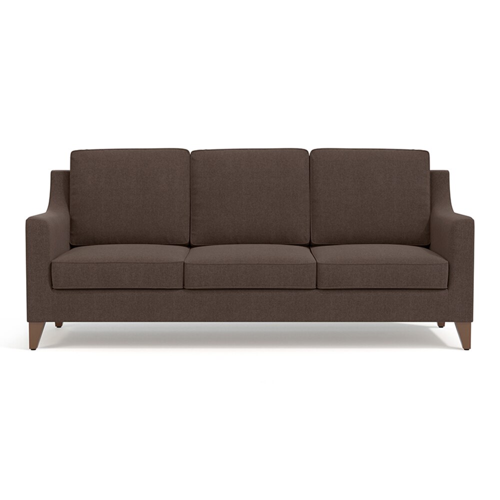 Abbey Sofa Set (Colour : Daschund Brown, Cushion : Hard, Seater : 3+1+1)