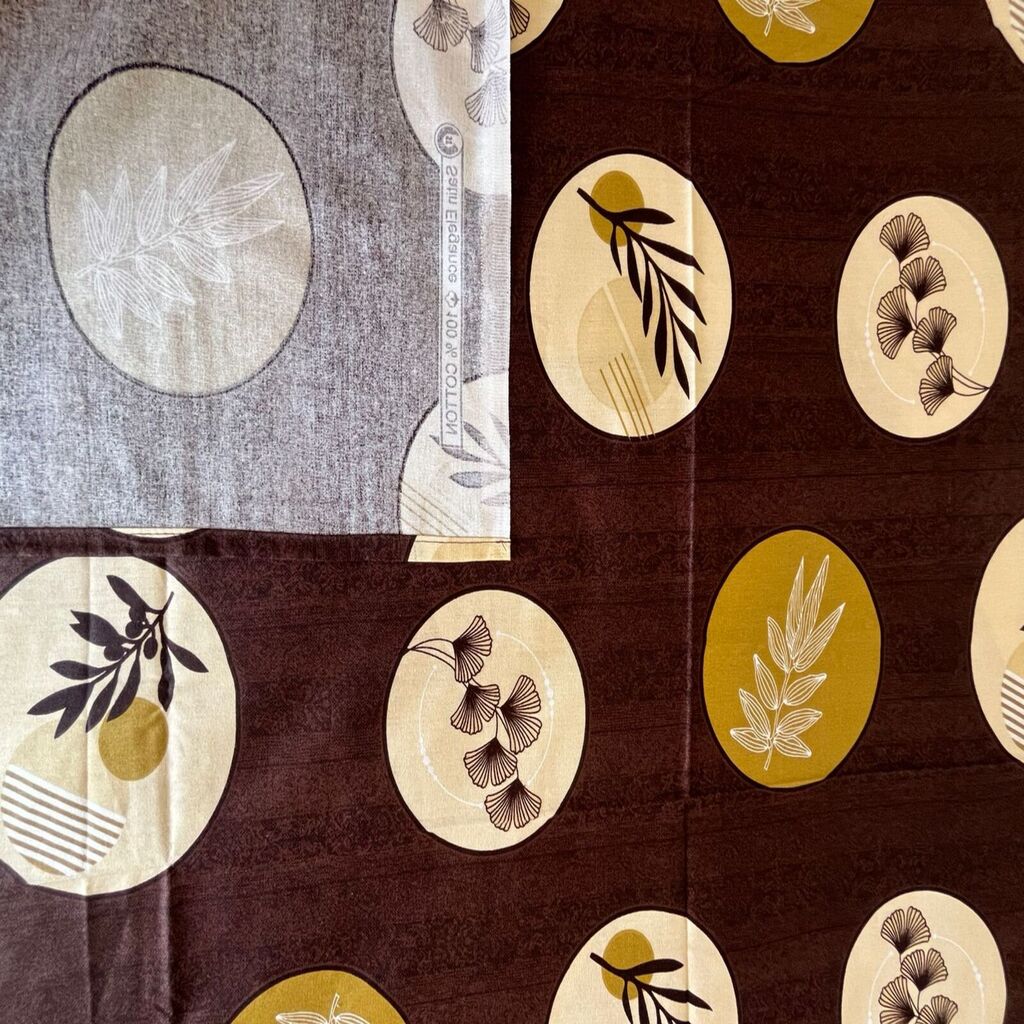 Maroon Floral 400 TC Cotton Flat Super King Size Bedsheet With 2 Pilllow Covers From Threads