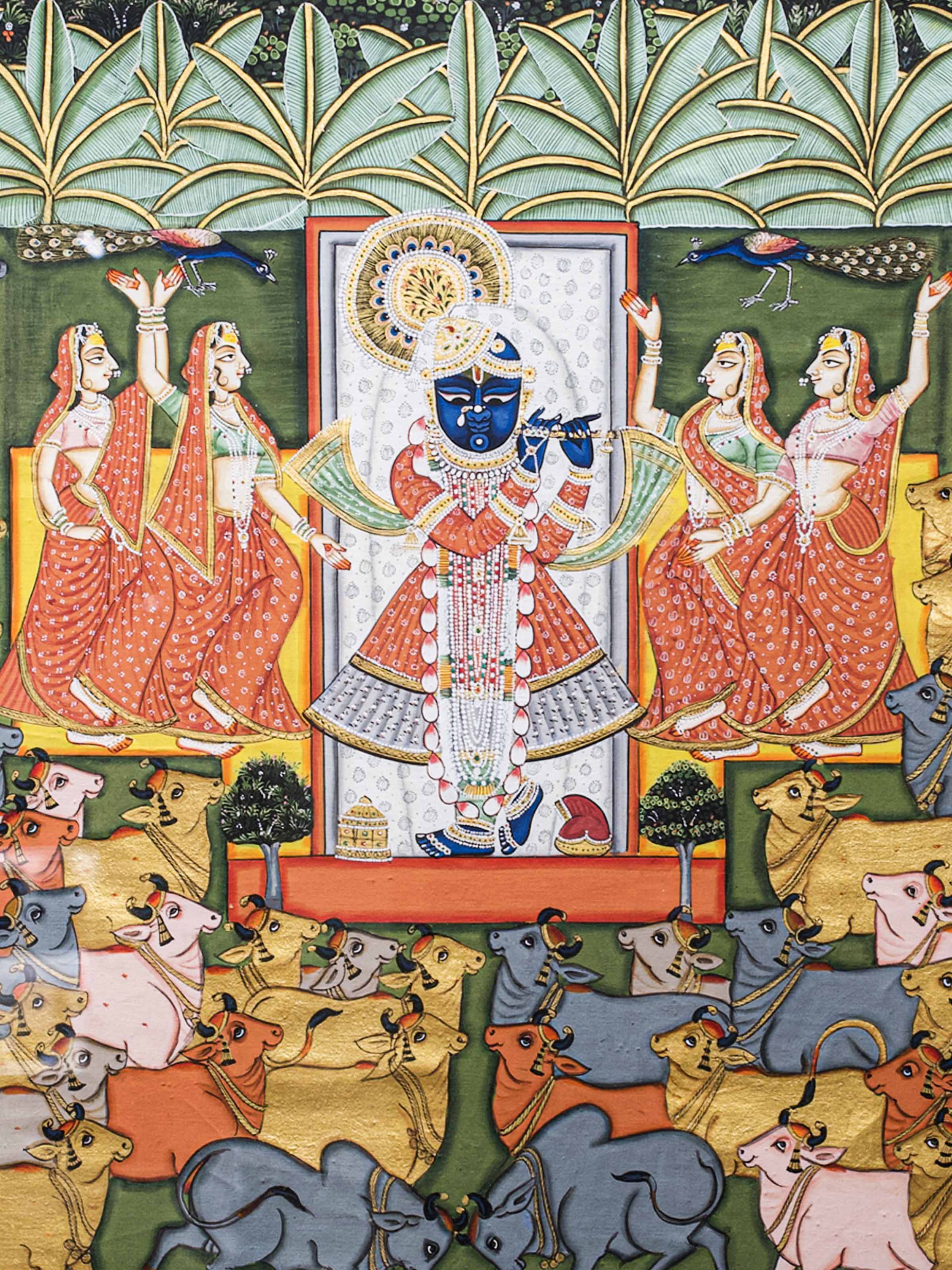 Shrinathji Gowdhuli Pichwai Painting