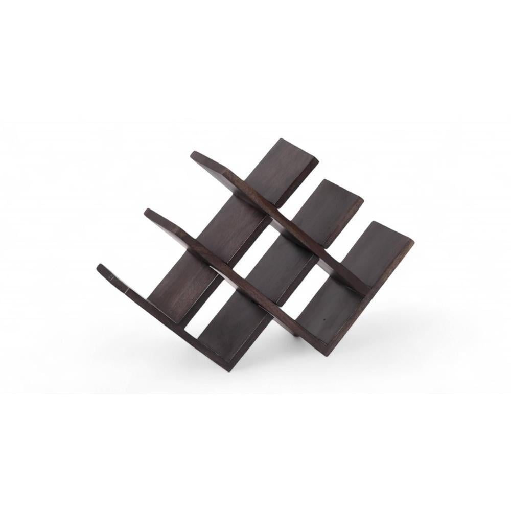 Kassel Sheesham Wood Wine Rack for 8 Bottles in Mahogany Finish