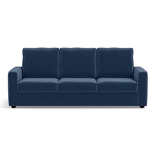 Apollo Sofa Set (Colour : Lapis Blue, Cushion : Soft, Back Type : High Back, Seater : 3+2+1)