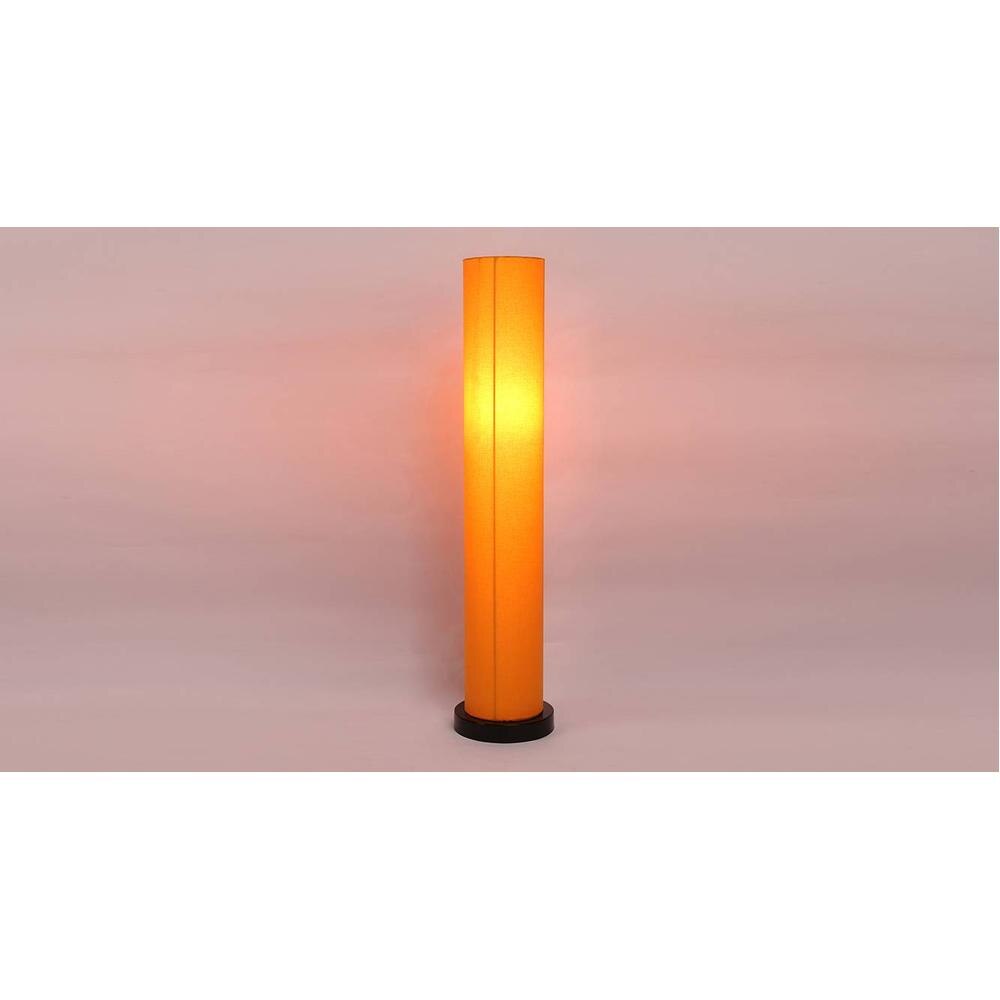 Charo Yellow Cotton Shade Floor Lamp