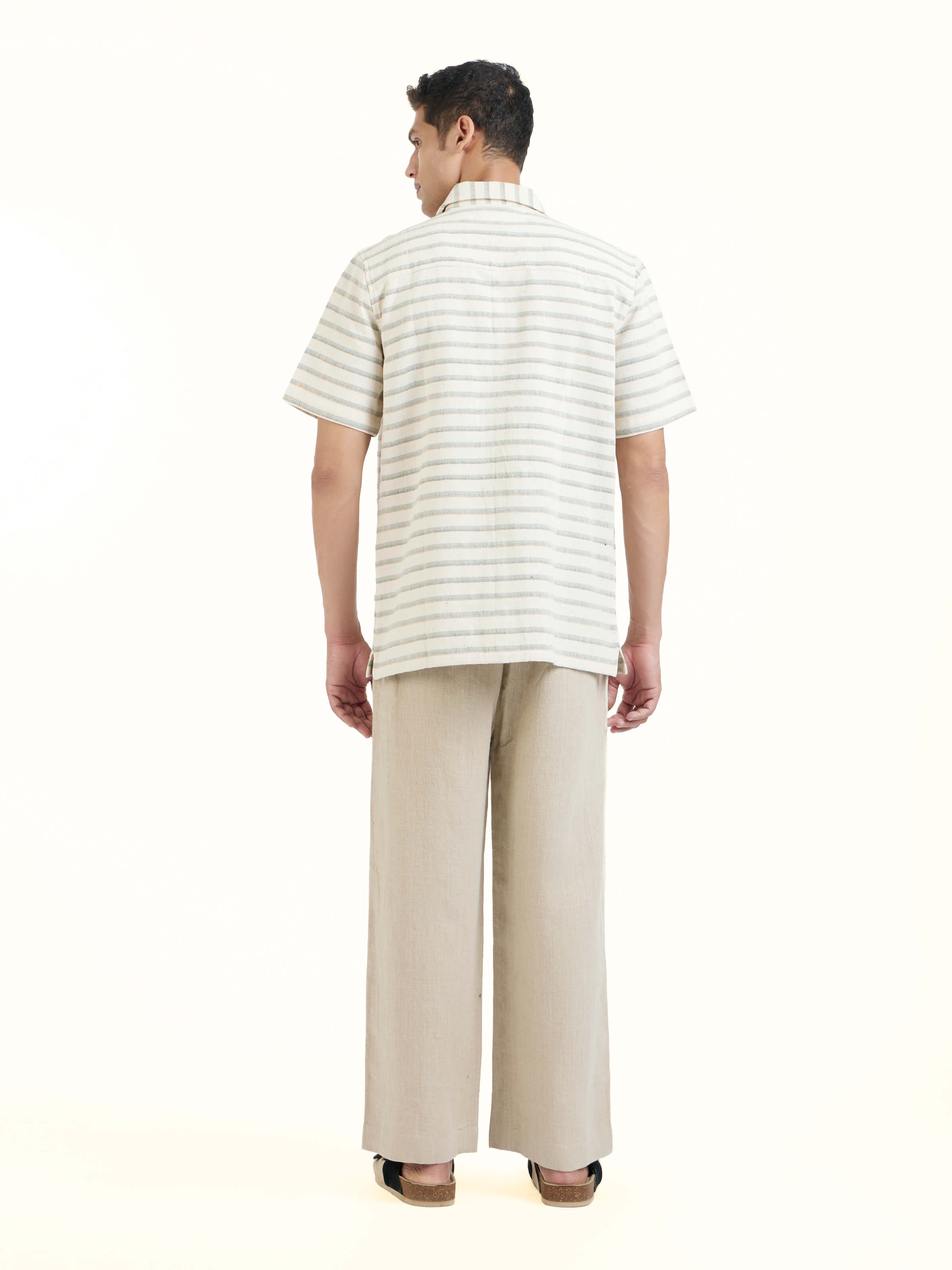 Ivory Kutchi Embroidered Shirt