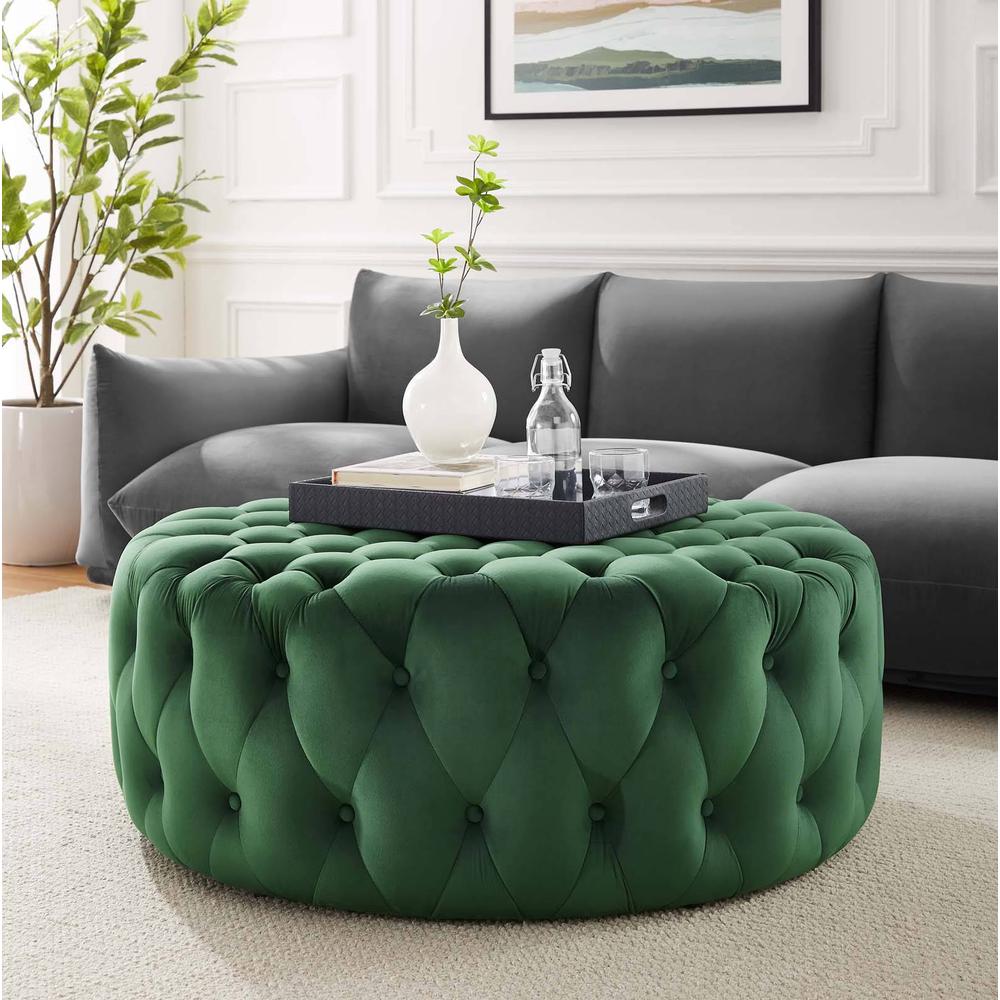 Kolden Ottoman Color in Mint Green