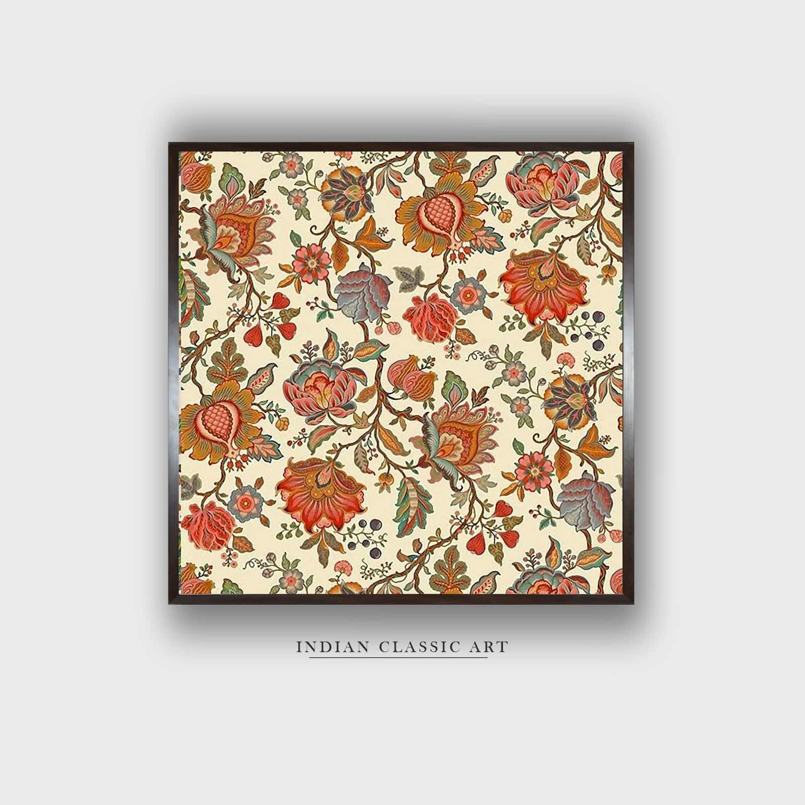 Folk Canvas Wall Prints Canvas Wall Prints Set of 2 Multicolor Matte
