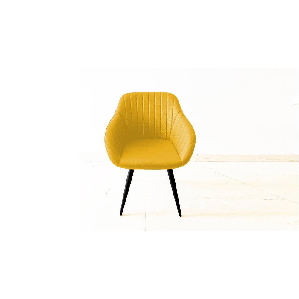 Happiness is Complimentary Dining Chair-yellow