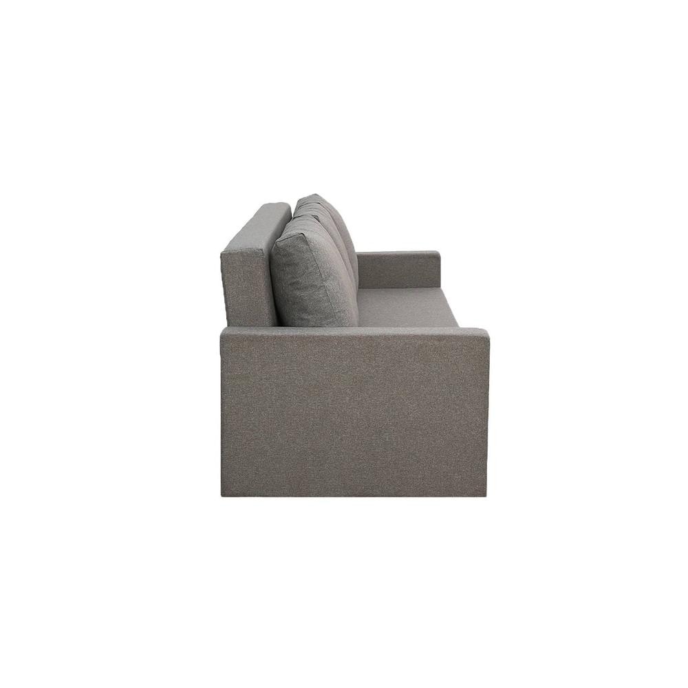 Akron 3 Pull Out Sofa Cum Bed In Grey Colour