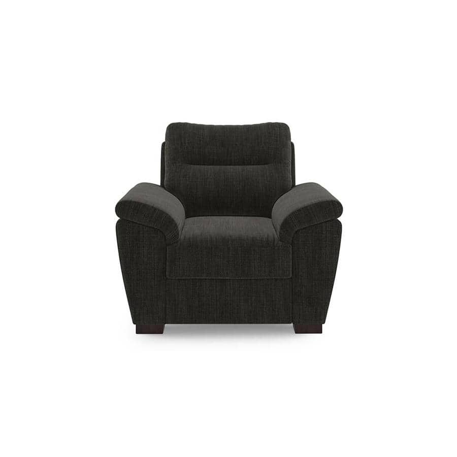 Adelaide Premium 1 Seater Fabric Sofa in Graphite Grey Colour