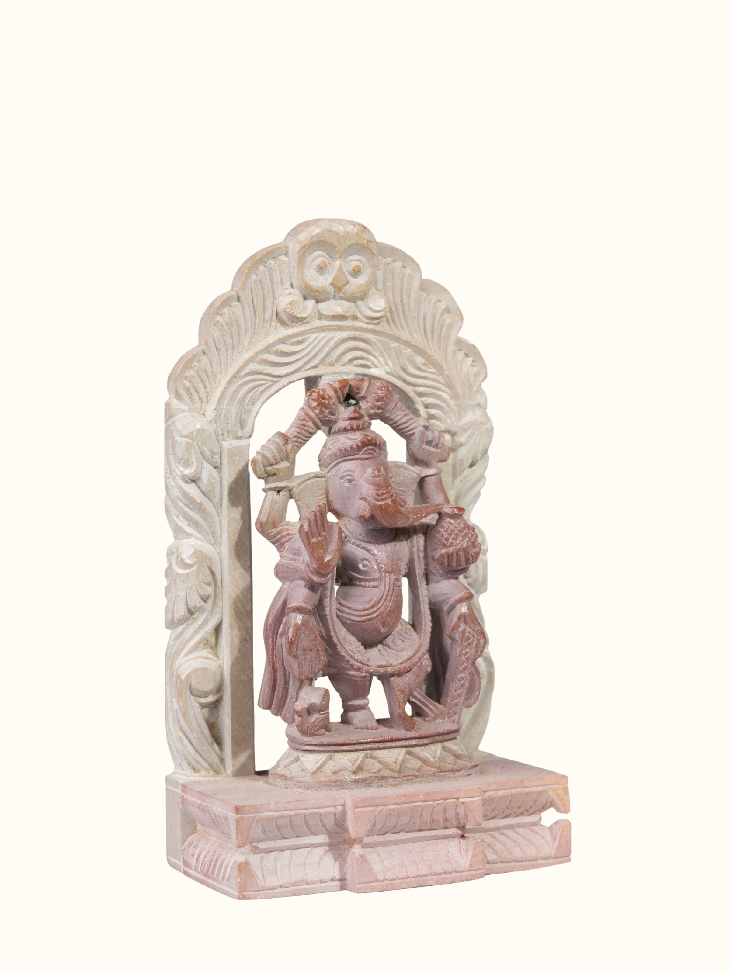 Stone Carved Ganesha Idol