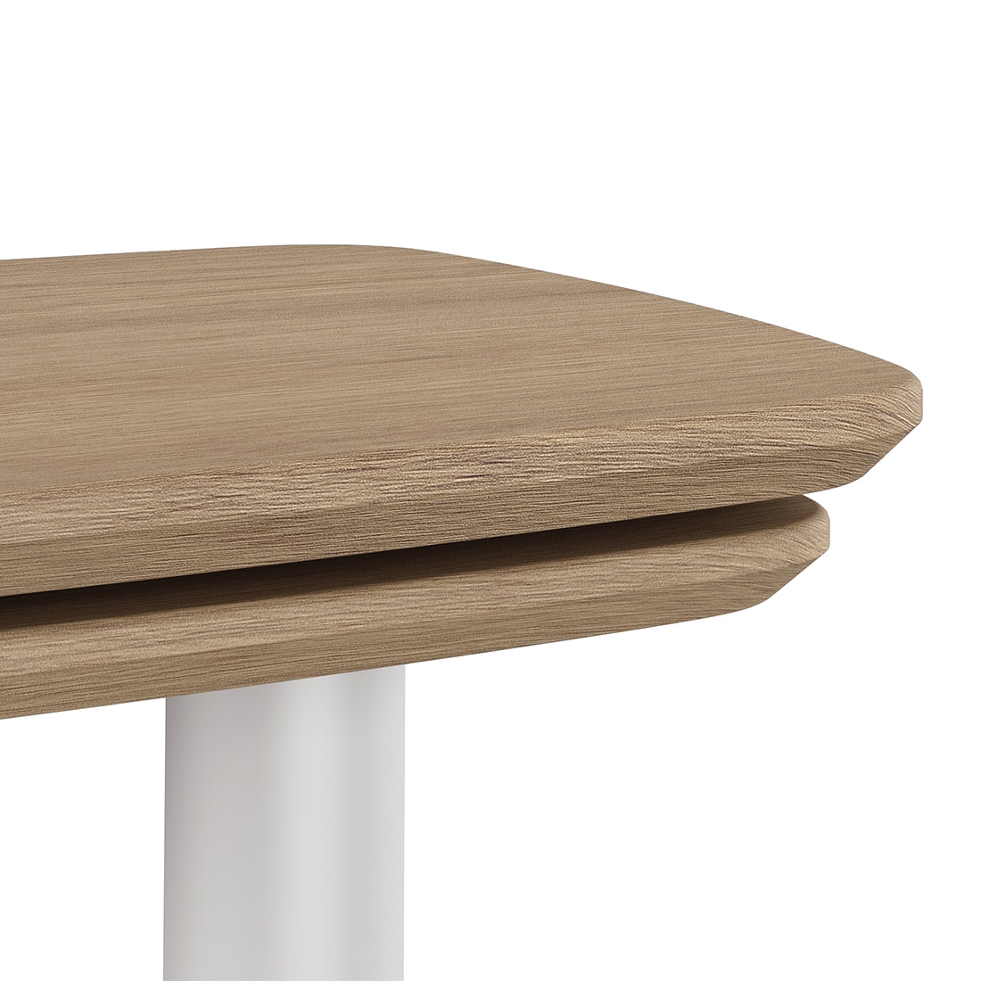 Otis C Table In White And Oak Finish