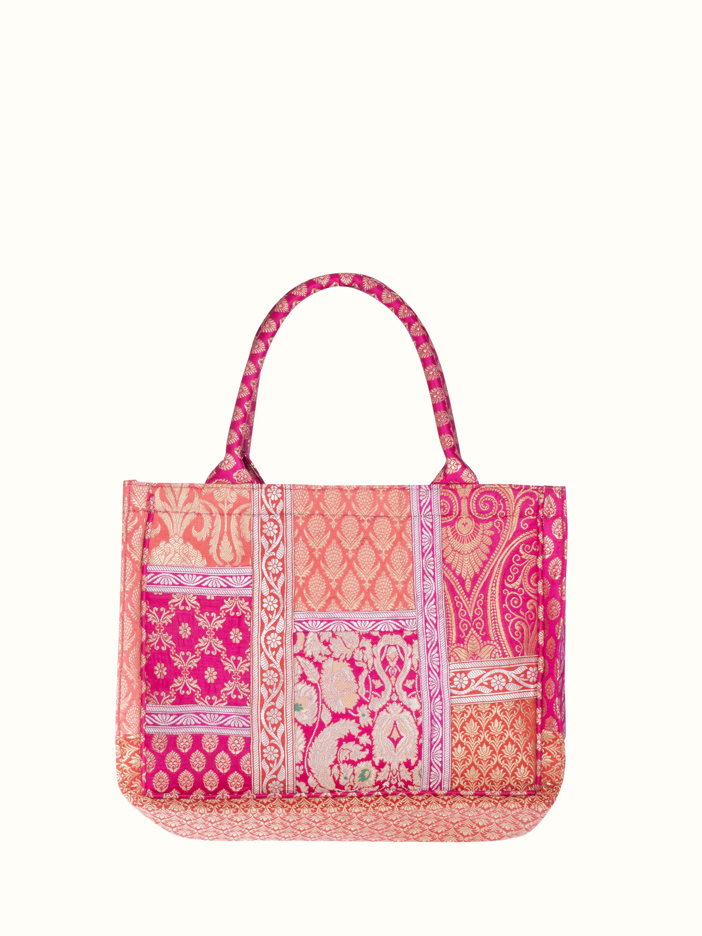 Brocade Patchwork Tote Bag