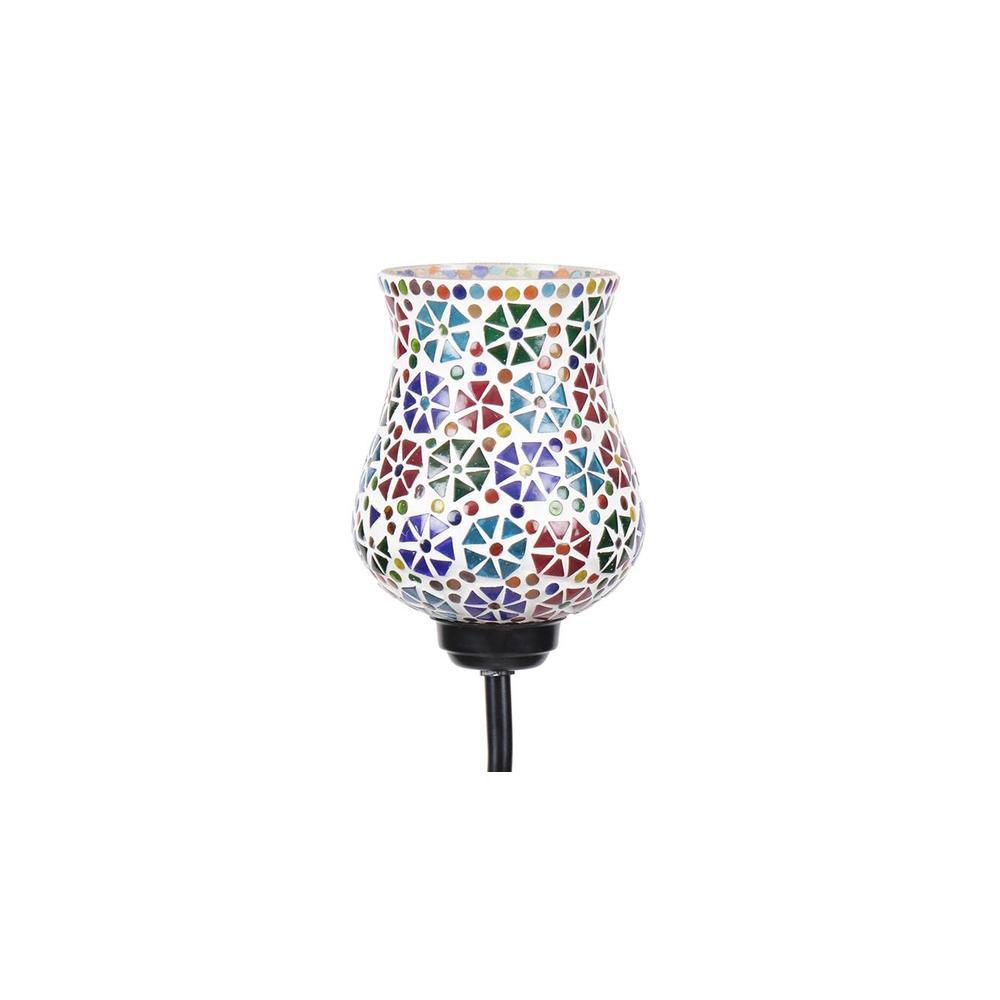 Ellery Black Glass Shade Floor Lamp