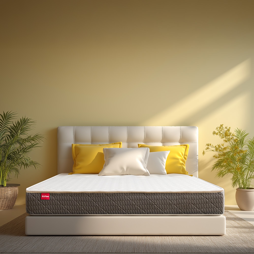 Kurlon Spinel Ortho, Breathable Fabric, Spine Support 5 inch Single Bonded Foam Mattress (L x W: 75 inch x 30 inch) - Kurlon