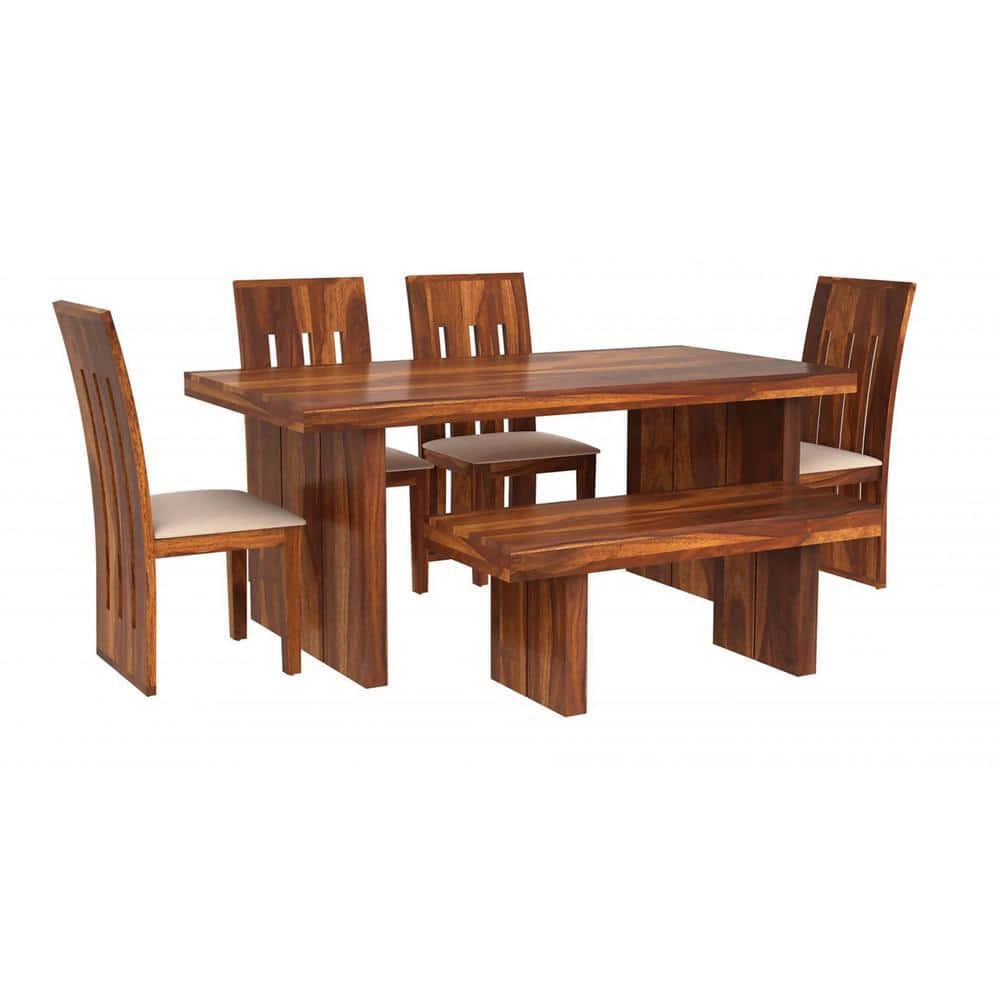 Cayman Six Seater Dining Set With Bench