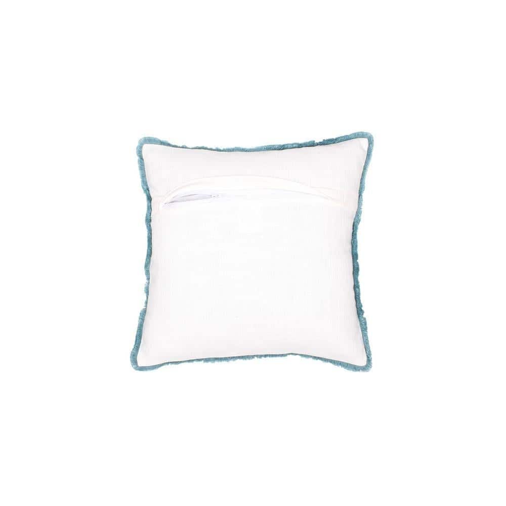 Daya Blue Cotton Cushion Cover