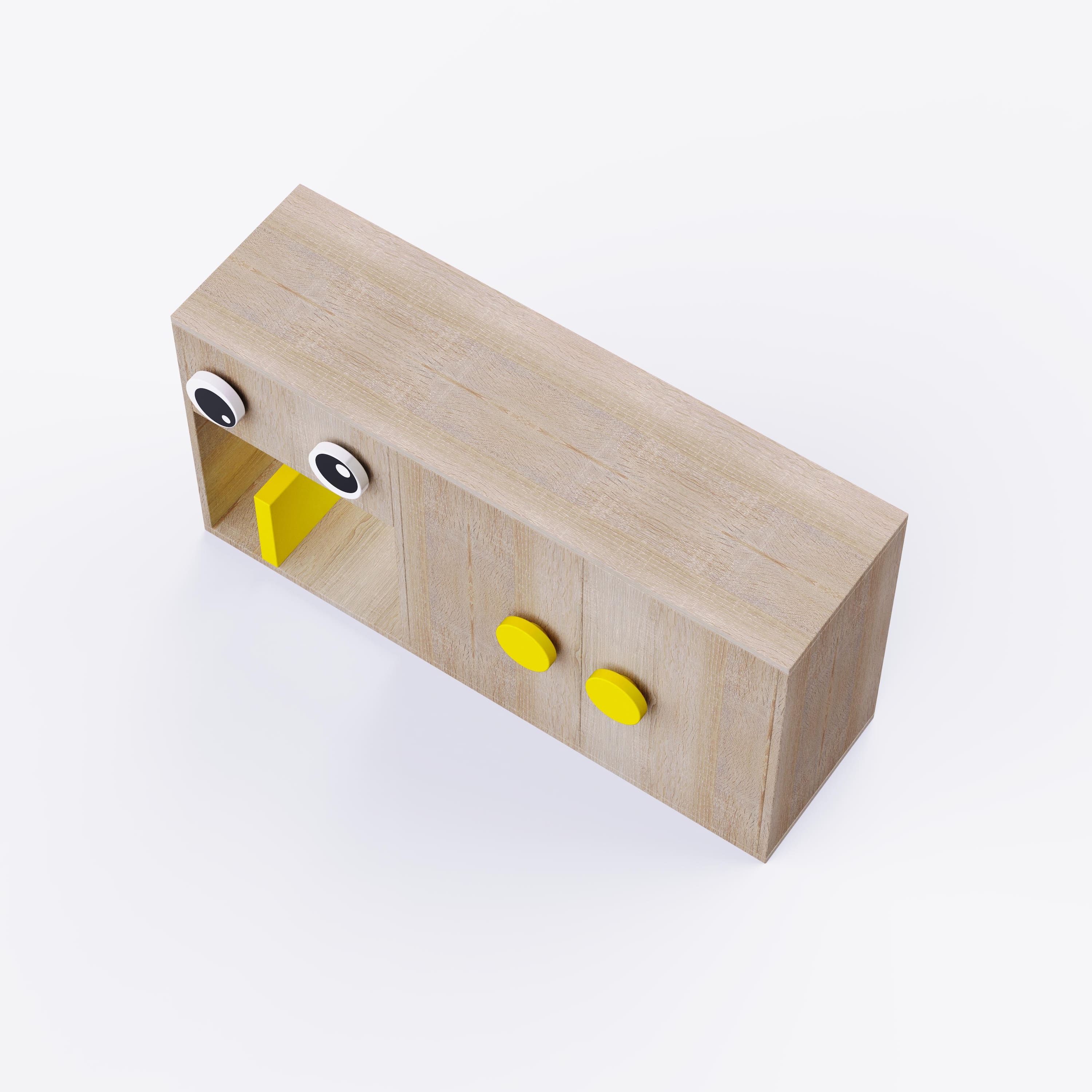 Big Nino Storage Unit In Oak Colour