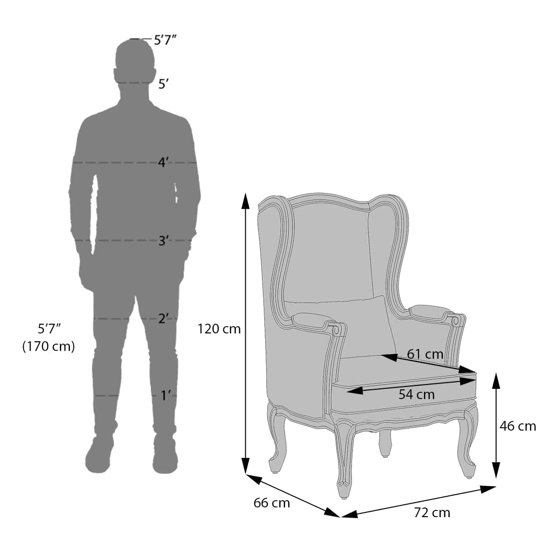 Serai Lounge Chair in Sunset Ikat Stripes Colour