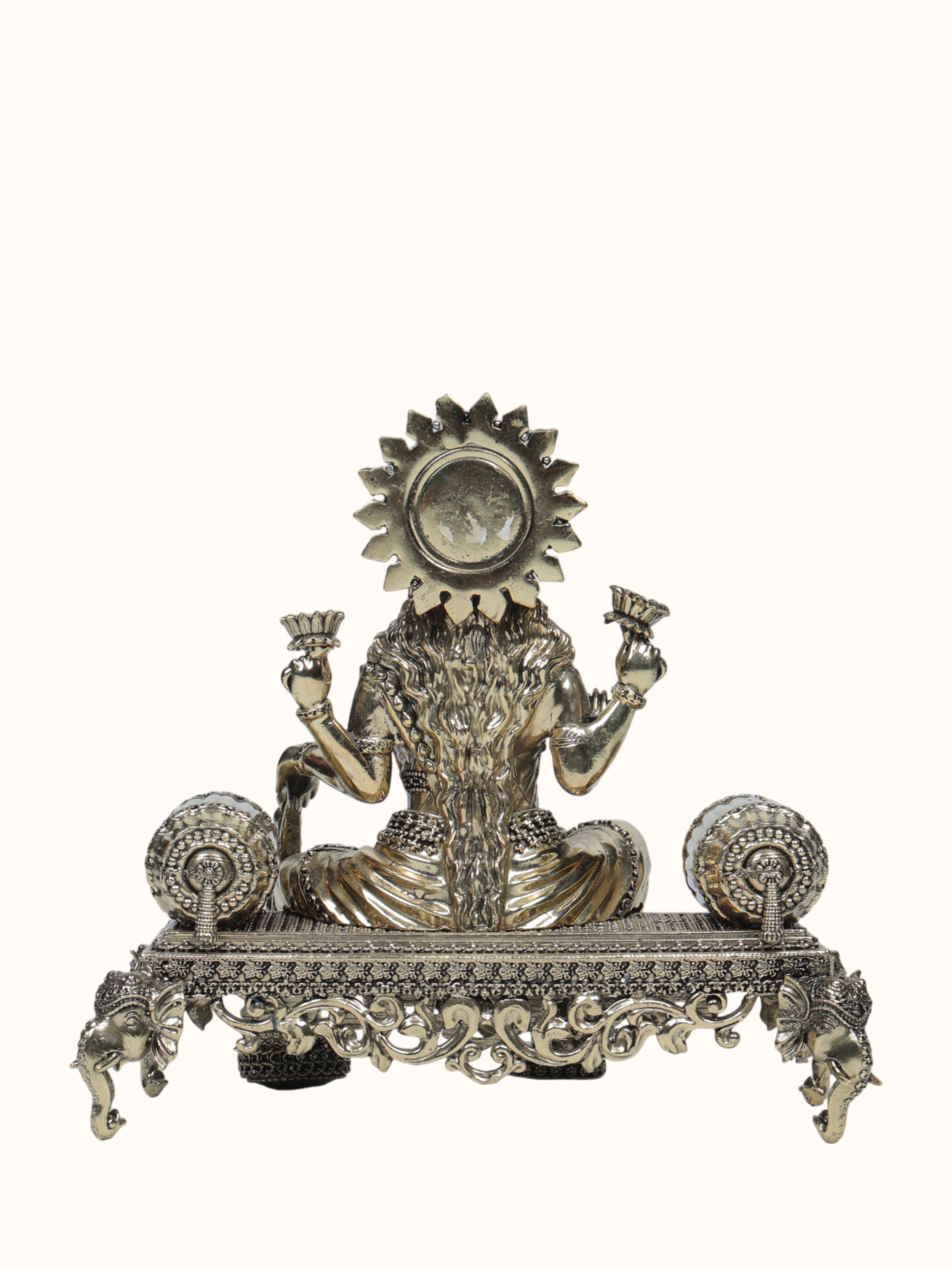 Brass Lakshmi Sitting Idol