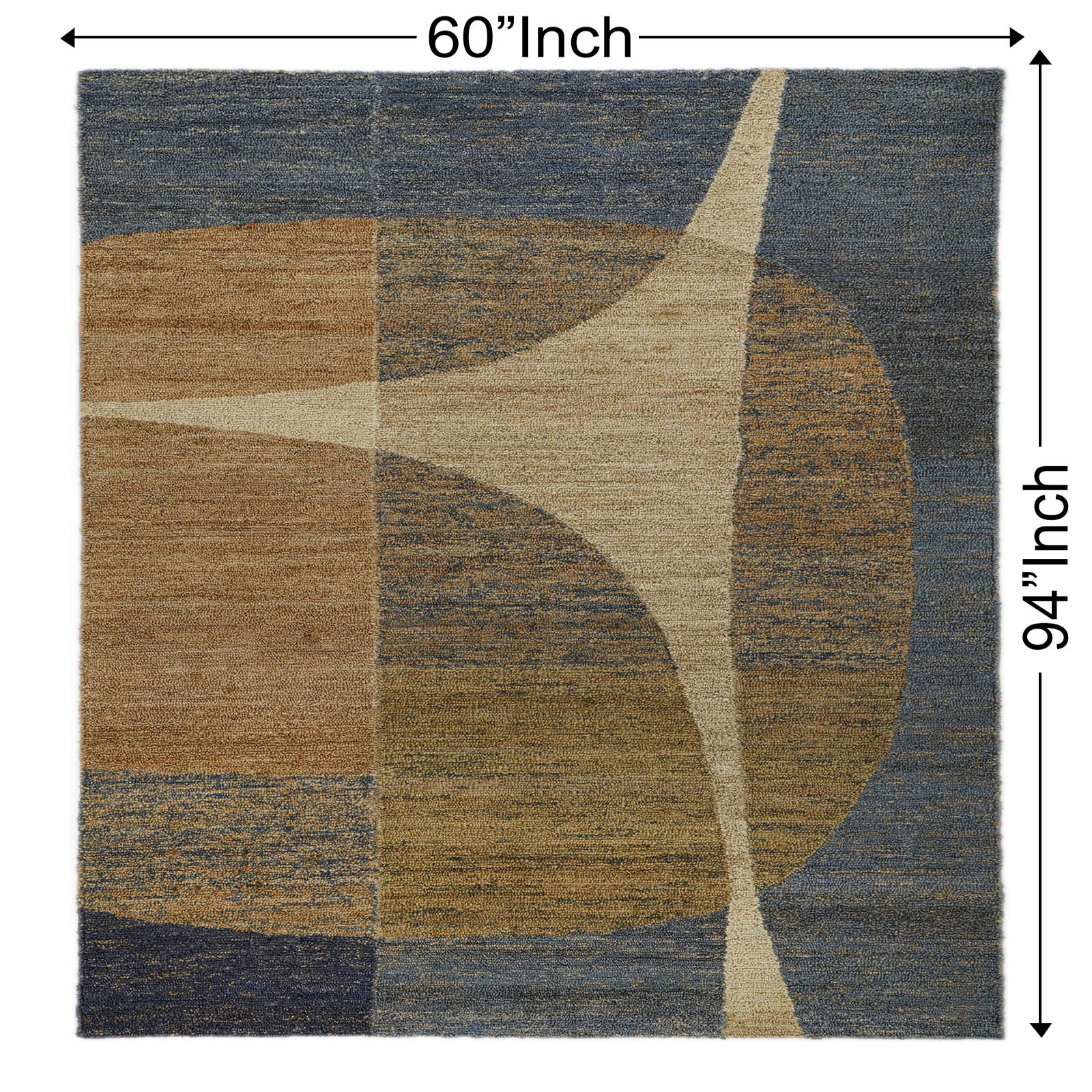 ATHENS Wool Rectangle Carpets Hand Tufted in Multicolour - The Woven Legacy