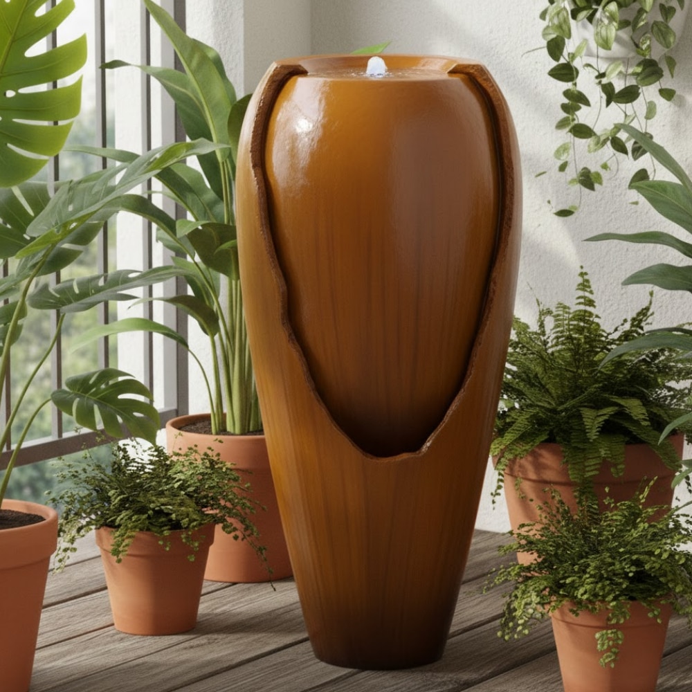 Jar Water Fountain For Indoor And Outdoor - Expleasia
