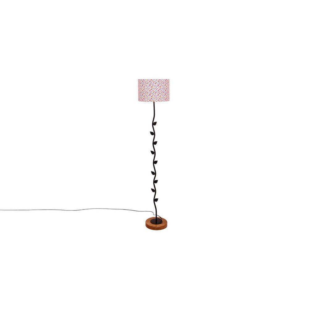 Ferlin Multicolour Cotton Shade Floor Lamp