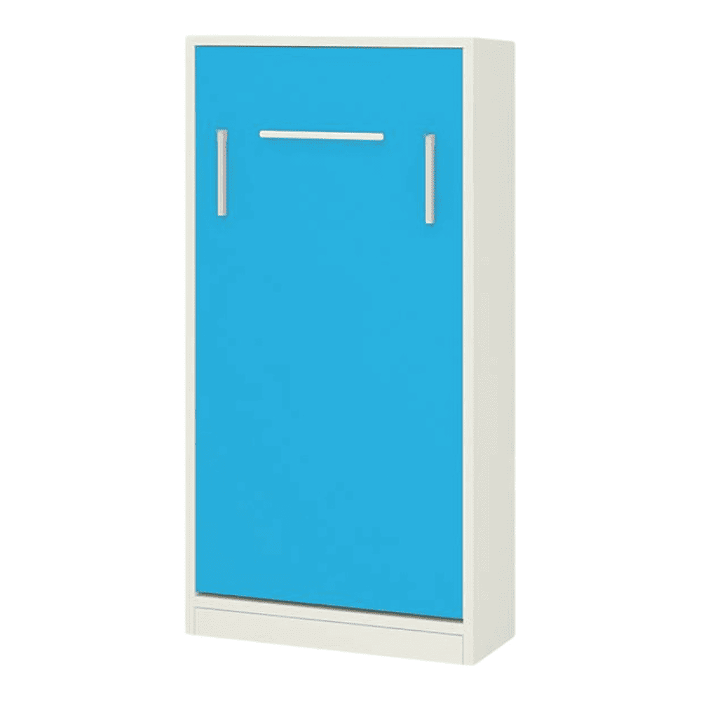 Mystica Engineered Wood Bed in Azure Blue Colour