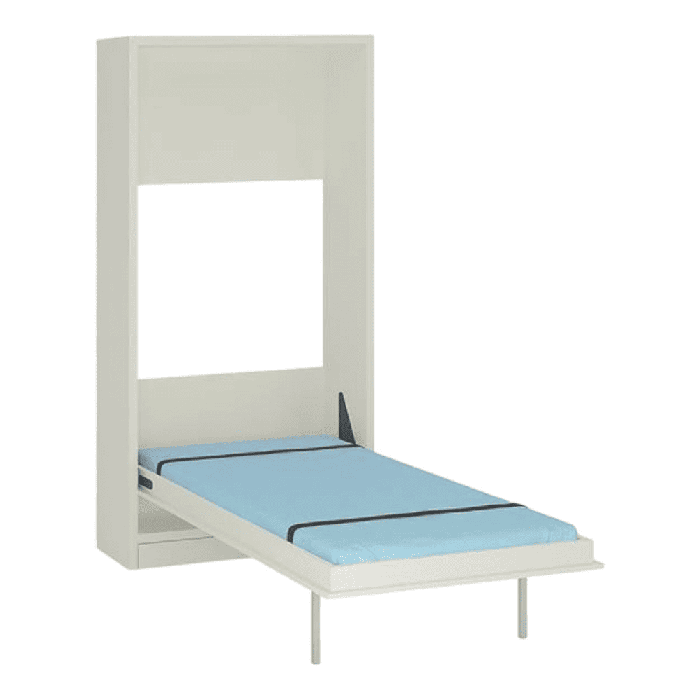 Mystica Engineered Wood Bed in Azure Blue Colour