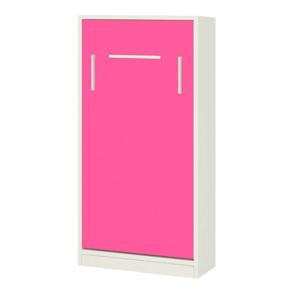 Mystica Engineered Wood Bed in Barbie Pink Colour
