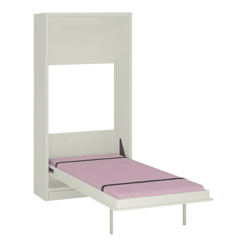 Mystica Engineered Wood Bed in Barbie Pink Colour