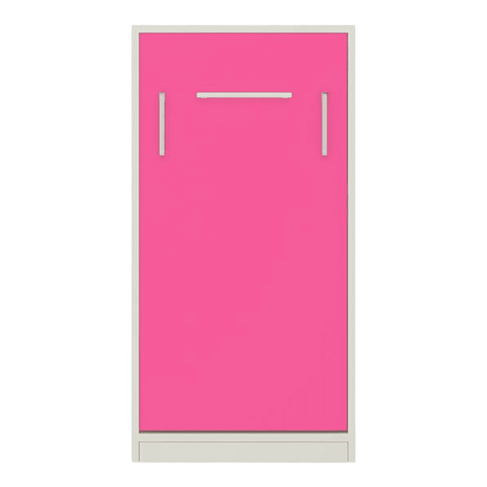 Mystica Engineered Wood Bed in Barbie Pink Colour