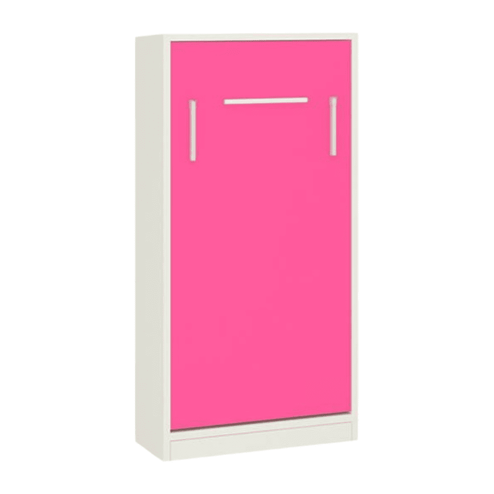 Mystica Engineered Wood Bed in Barbie Pink Colour