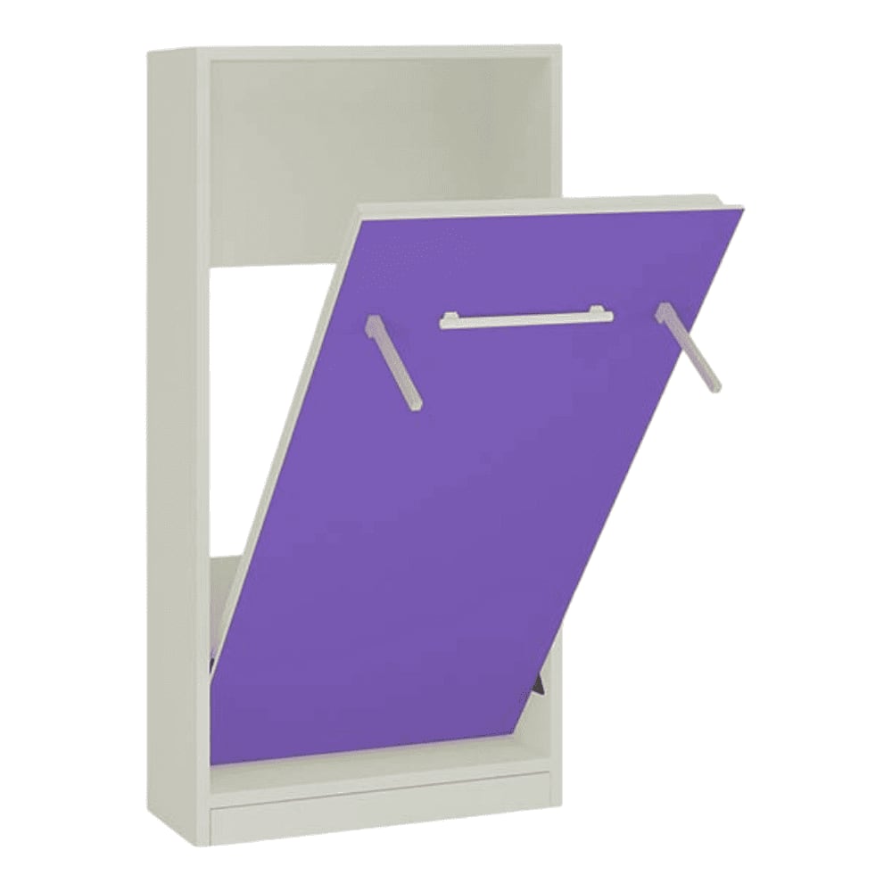 Mystica Engineered Wood Bed in Lavender Purple Colour