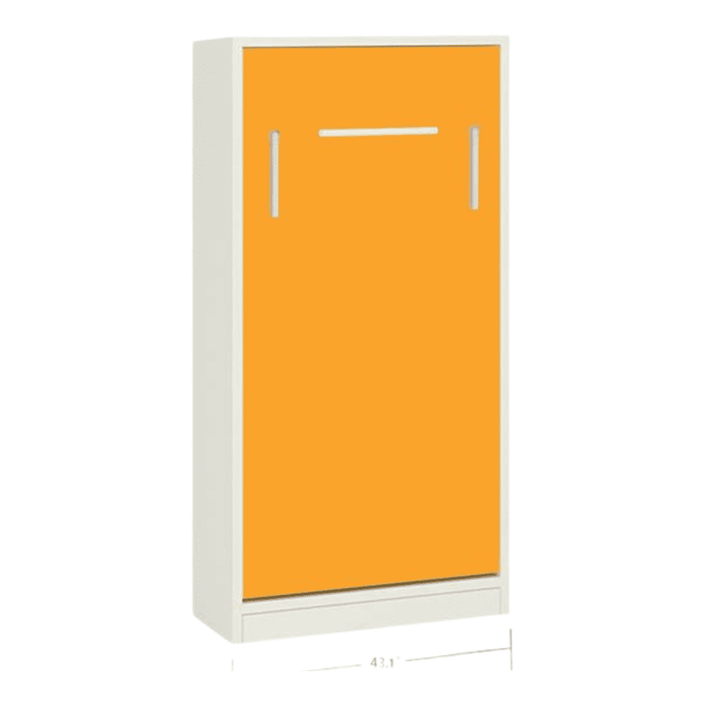 Mystica Engineered Wood Bed in Mango Yellow Colour