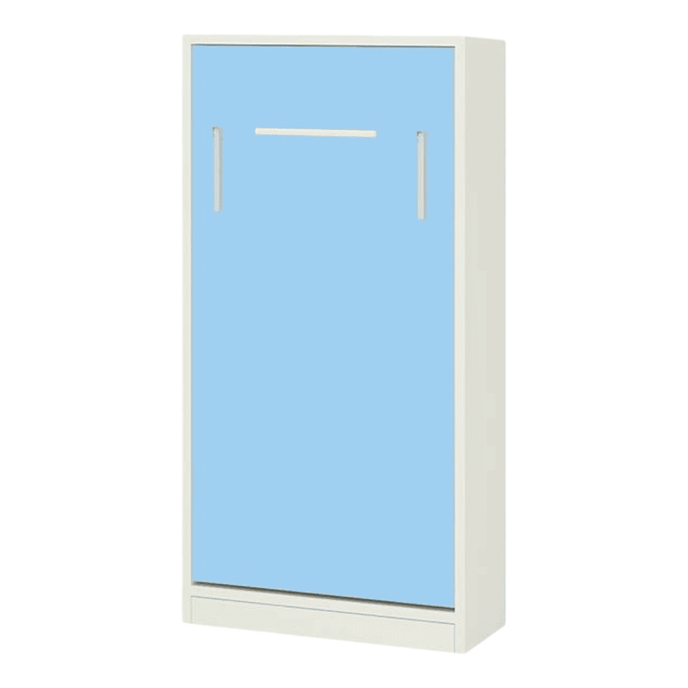 Adona Engineered Wood Bed in Sky Blue Colour