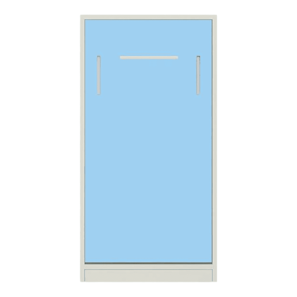 Adona Engineered Wood Bed in Sky Blue Colour