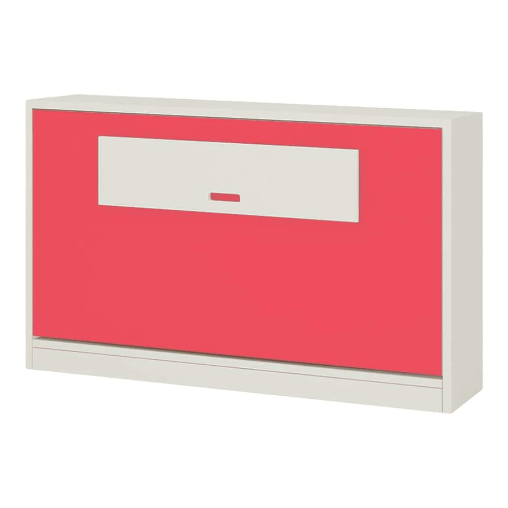 Mystica Engineered Wood Bed in Strawberry Pink Colour