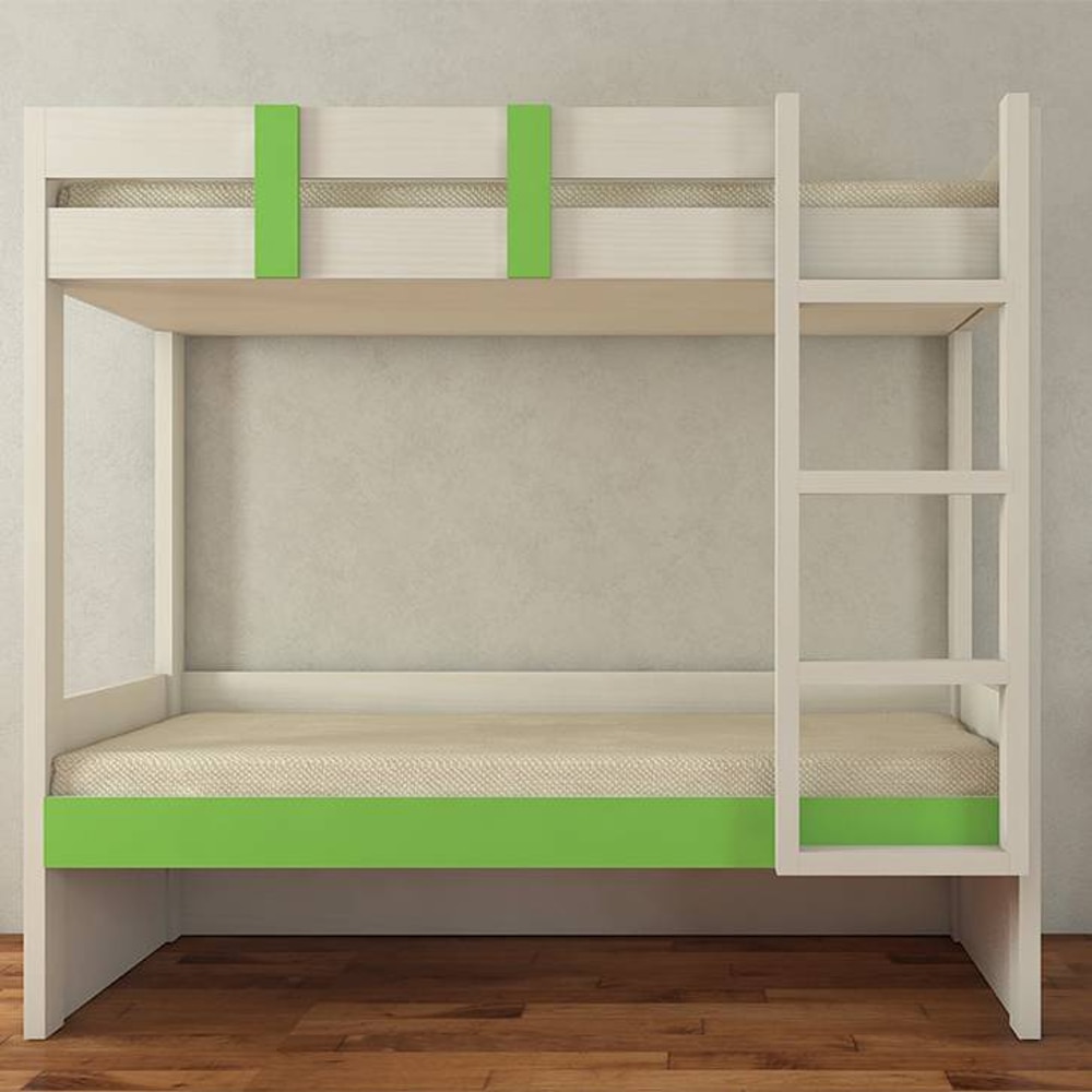 Primera Twin Bunk Bed- Verdant Green - Adona