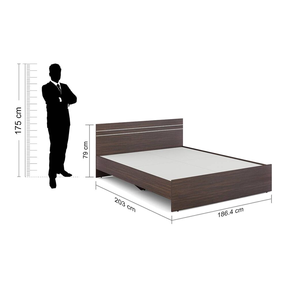 Kane King Bed In Choco Walnut
