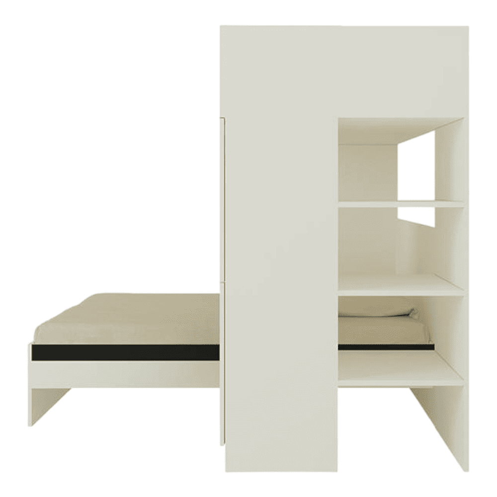 Siona Engineered Wood Box & Drawer Storage Bunk Bed Carbon Black