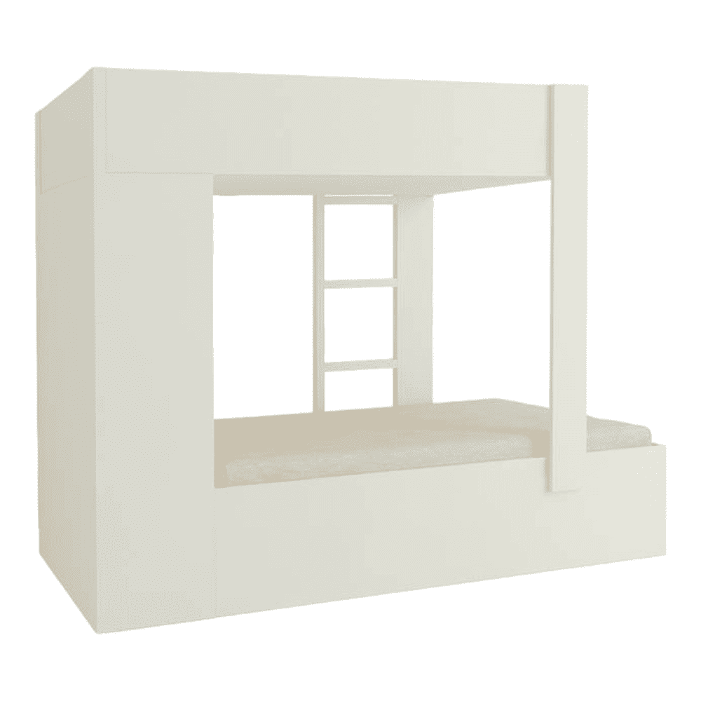 Evita Engineered Wood Box Storage Bunk Bed Azure Blue