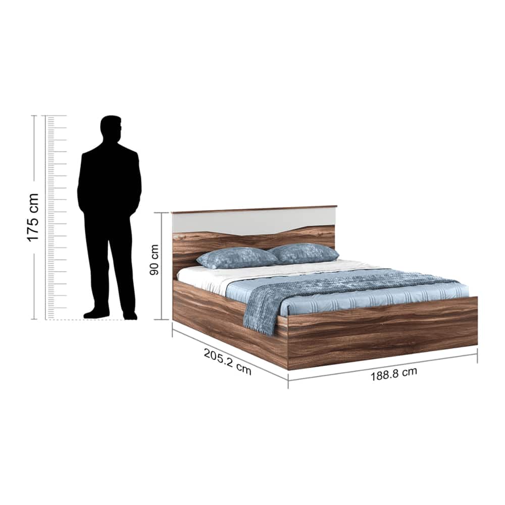 Stella King Bed With Box Storage