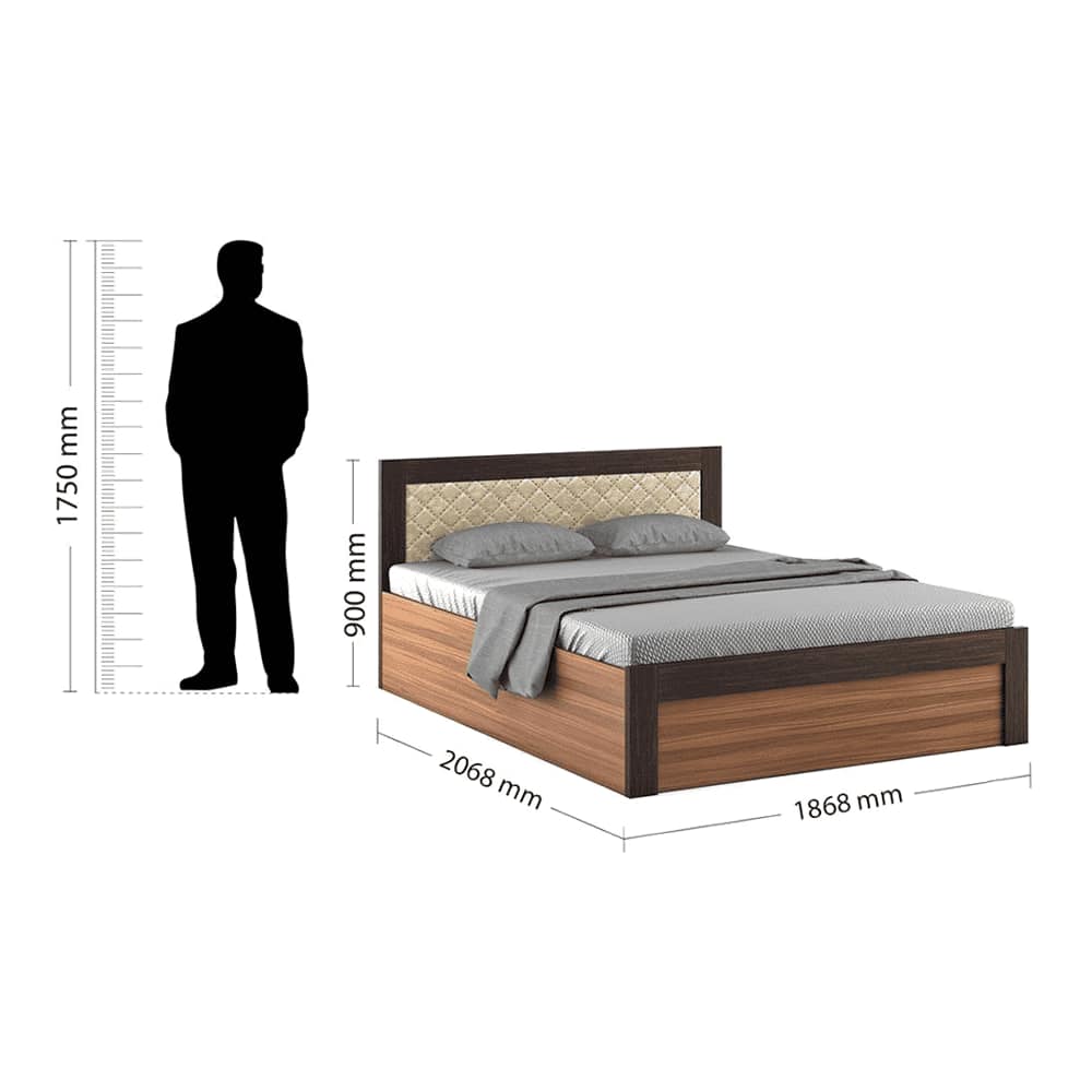 Eco King Bed With Box Storage