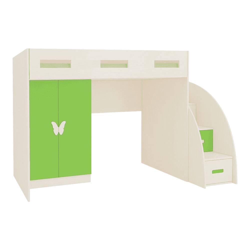 Bonita Engineered Wood Drawer and Box Storage Bed in Colour