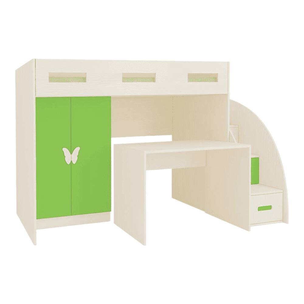 Bonita Engineered Wood Drawer and Box Storage Bed in Colour