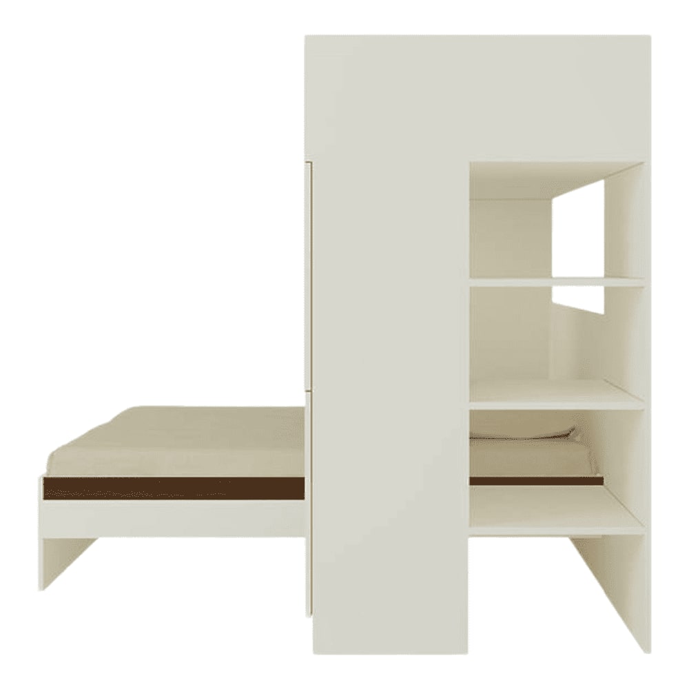 Siona Engineered Wood Box & Drawer Storage Bunk Bed Coffee Walnut