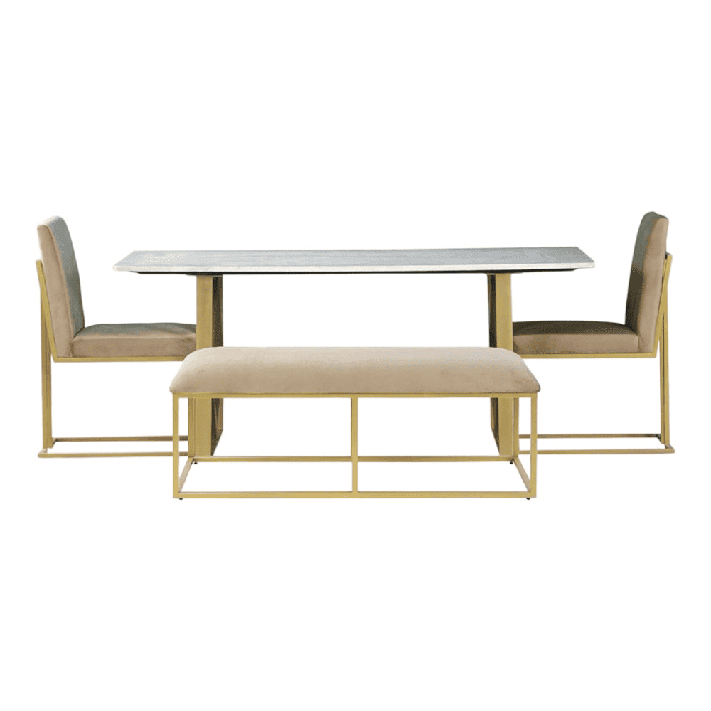 Aurillac Marble 6 Dining Set