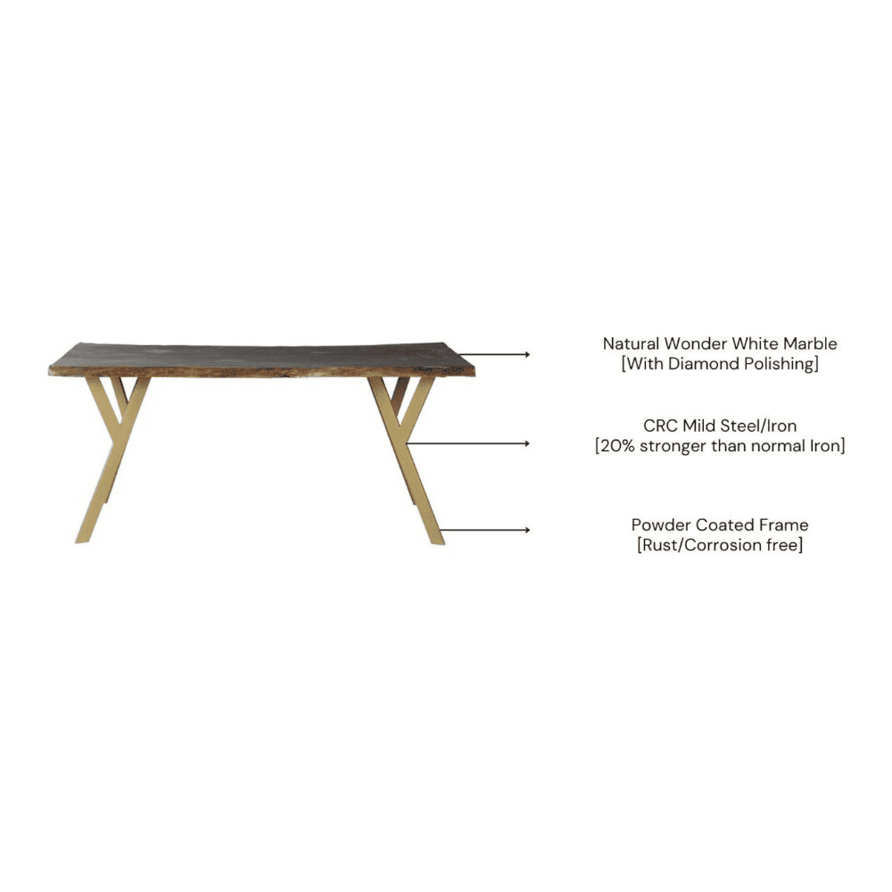 Armdale Acacia Wood 6 Dining Table