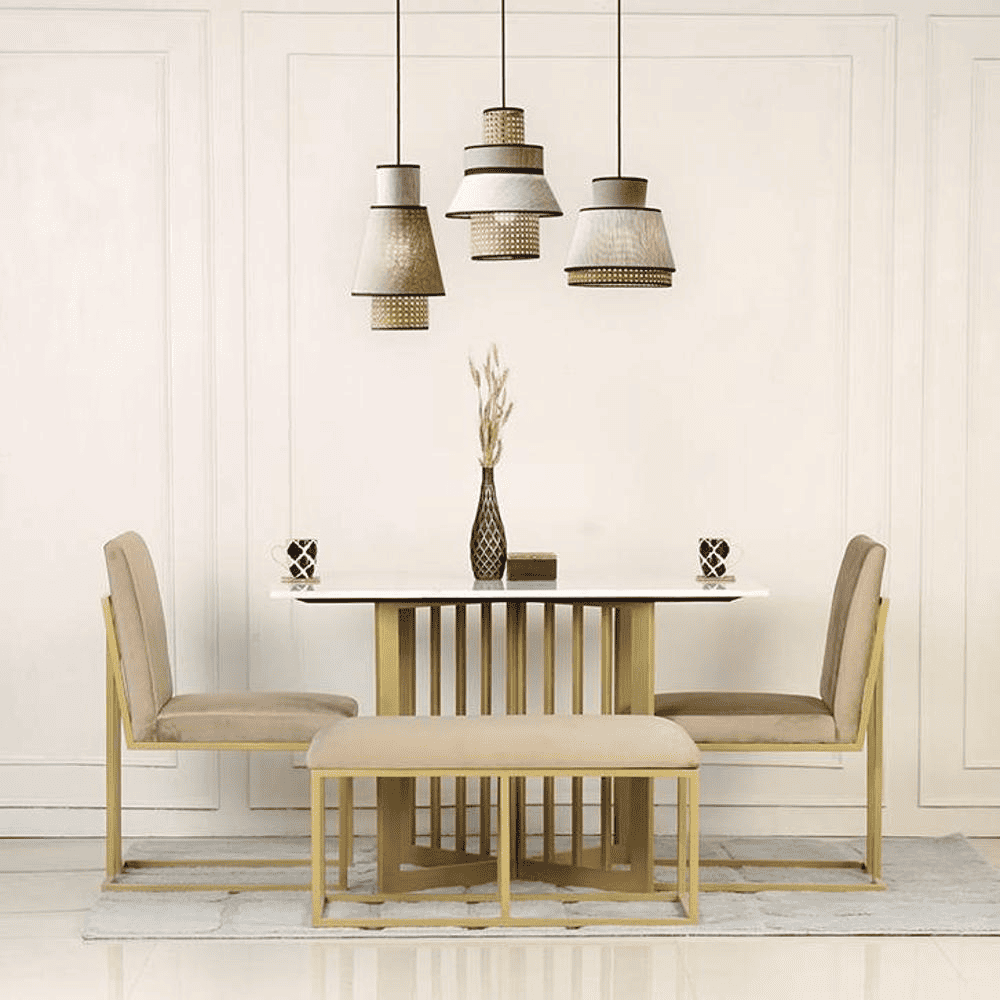 Allendale Marble 4 Dining Table